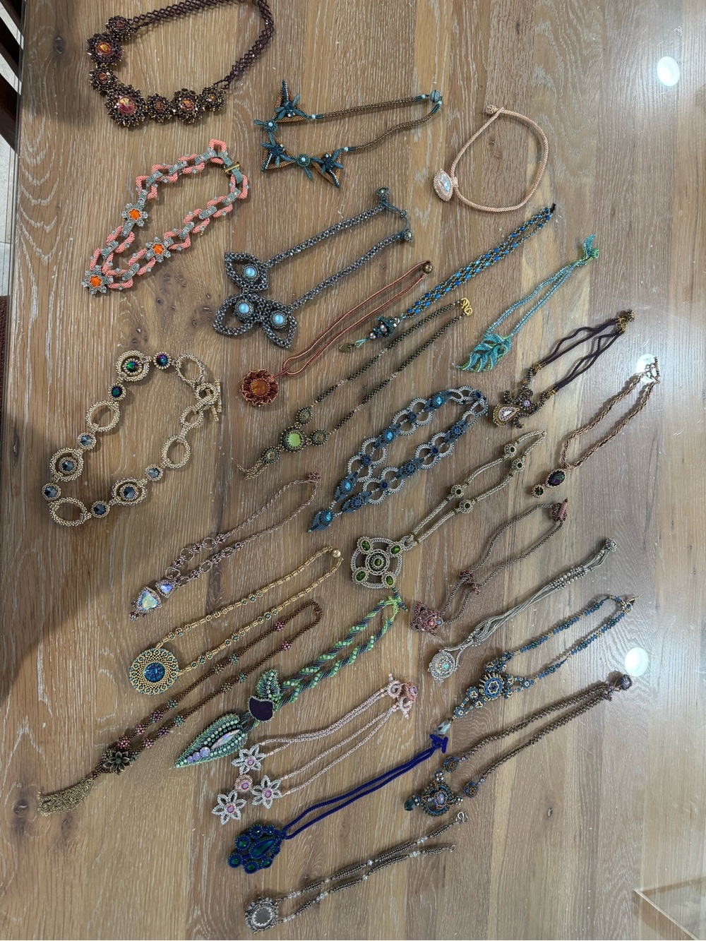 Handmade Bohemian Mixed-Color Women's Necklace Collection